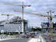 Travaux d'aménagement situés en face de l'île Seguin à Boulogne-Billancourt, le 10 juillet 2008.( Photo : AFP )