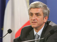 Hervé Morin, ministre de la Défense.(Source: ECPA)