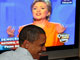 Barack Obama, absent de la convention, a suivi le discours d'Hillary Clinton à la télévision.«&nbsp;<em>C'était un discours excellent, très fort&nbsp;</em>», a déclaré Barack Obama.(Photo : Reuters)