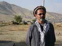 Barmak Akram sur une des séquences du film.(Photo : Constance de Bonnaventure/ RFI)