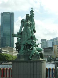 Statue « La Défense de Paris »(Photo : Danielle Birck/ RFI)