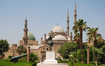 Mosquée Méhémet-Ali au Caire, située dans la Citadelle où était installée la garnison de Bonaparte.(Photo : Dominique Raizon/ RFI) 