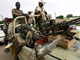 Les combattants de l'Armée de Libération du Soudan (SLA ), du leader rebelle Minni Minawi à El- Fasher au nord du Darfour.( Photo : AFP )