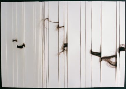" Sans souci " par Isabelle Cornaro (2005)© Adagp, Paris 2008.