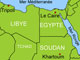 L'enlèvement des 19 otages a eu lieu en Egypte, près de la frontière soudanaise.(Carte: F. Achache / RFI)