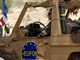 Soldats français de l'Eufor en patrouille le 28 juin 2008 à Farchana, dans l'est du Tchad.(Photo : AFP)