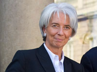 Christine Lagarde, ministre de l'Economie, le 26 septembre 2008.( Photo : Reuters )