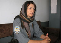 Malalai Kakar, chef de police du département des crimes commis contre les femmes de la ville de Kandahar, a été tuée&nbsp;le 28&nbsp;septembre 2008.(Photo : AFP)