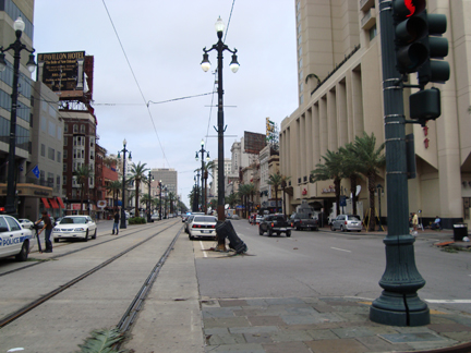 Nouvelle-Orléans, le 2 septembre à midi.(Photo : Donaig Le Du/RFI)