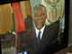 Le président sud-africain Thabo Mbeki s'est adressé à la nation sur la chaîne nationale SABC, à Johannesburg, le 21 septembre 2008.(Photo : Reuters)