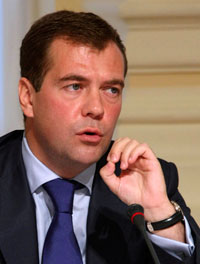 «&nbsp;<em>Pour la Russie, le 8 août 2008 était presque comme un 11 septembre 2001 aux Etats-Unis&nbsp;</em>», a déclaré  Dmitri Medvedev.(Photo : Reuters)
