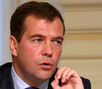 Le président russe Dmitri Medvedev a limogé Mourat Ziazikov, dirigeant de l'Ingouchie.(Photo : Reuters)