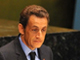 Le président français Nicolas Sarkozy lors de son discours à l'ONU à New York, le 22 septembre 2008.(Photo : AFP)