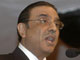 Le Président pakistanais Asif Ali Zardari, lors de son allocution au Parlement à Islamabad, le 20 septembre 2008.(Photo : Reuters)