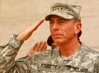 Le général David Petraeus en Irak, le 15 septembre 2008.(Photo : Reuters)