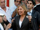 La ministre israélienne des Affaires étrangères Tzipi Livni (c) a été élue à la tête du parti centriste Kadima ce 17 septembre 2008. (Photo : Reuters)