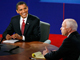 Troisième et dernier débat Barak Obama (G) John McCain (D)( Photo : Reuters )