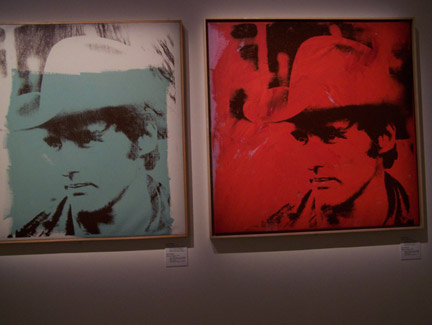 Dennis Hopper par Andy Warhol, 1971(Photo : Elisabeth Bouvet/ RFI)