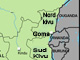 Les combats opposent depuis le 28 août dernier, le CNDP de Laurent Nkunda aux Forces armées de la République démocratique du Congo Carte des 11 provinces actuelles de la République démocratique du Congo. (Carte : Geoatlas)