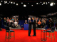 John McCain (G)  et Barak Obama (D) s'affrontent dans un second débat( Photo : Reuters )