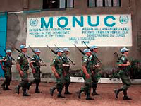 Les&nbsp;forces de la Monuc s'efforcent de sécuriser les grandes villes.( Photo : AFP )