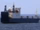 Le cargo Faina au large du port d'Hobyo.(Photo : Reuters)