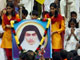 A l'approche de la canonisation, plusieurs dizaines de milliers de personnes ont afflué à l'église de Bharananganam, dans l'Etat du Kerala d'où était originaire Alphonsa, le 12 octobre 2008.( Photo : AFP )