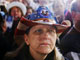 Une militante du Parti républicain lors d’un meeting à Denver dans le Colorado, le 24&nbsp;octobre 2008.(Photo : Reuters)
