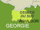 Le district d'Akhalgori a été rebaptisé Leningori par le gouvernement sécessionniste de l'Ossétie du Sud.(Carte/RFI)