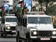 Déploiement de la nouvelle force de sécurité palestinienne dans la ville d'Hébron, le 25 octobre 2008.(Photo : AFP)
