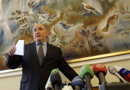 Malgré les efforts de la Communauté internationale, le vice-ministre russe des Affaires étrangères Grigori Karassine n'aura pas voulu rencontrer la délégation géorgienne.(Photo : AFP)