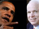Les deux candidats américains en campagne.(Photos: Reuters / montage RFI)
