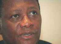 Alassane Ouattara, le président du RDR.( Photo : DR )