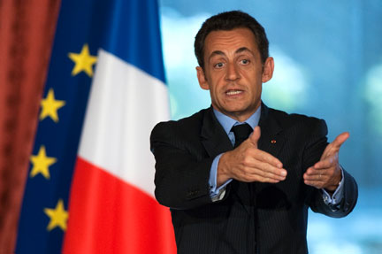 Nicolas Sarkozy, le 13 octobre 2008.( Photo : Reuters )