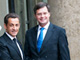 La crise financière a été évoquée lors d’une rencontre jeudi 2 octobre 2008 à Paris entre le Premier ministre néerlandais Jan Peter Balkenende et le président français Nicolas Sarkozy qui occupe actuellement la présidence de l’Union européenne.(Photo : Reuters)