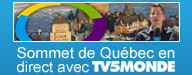Sommet de la Francophonie sur TV5.