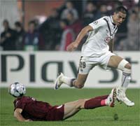 Match âpre face à Cluj.(Photo : Reuters)