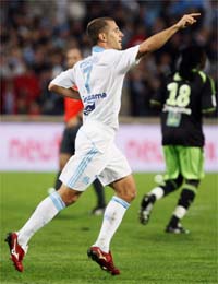 Benoît Cheyrou, le régulateur de l'OM.(Photo : Reuters)