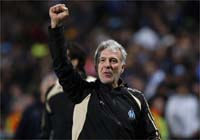 Le poing rageur d'Eric Gerets.(Photo : Reuters)
