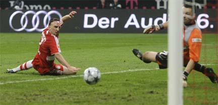 Franck Ribéry, buteur en Bundesliga.(Photo : Reuters)