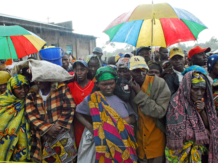 Cent mille personnes environ ont dû fuir leur maison en raison des combats la semaine dernière, ce qui porte le nombre total de personnes déplacées à un million dans le Nord-Kivu. ( Photo : Reuters )