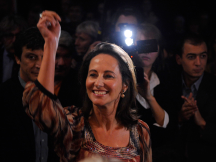 Ségolène Royal, très confiante avant même les résultats du vote. C'est son courant qui mènera les négociations avant l'élection du nouveau Premier secrétaire par les militants, le 20 novembre.( Photo : Reuters )