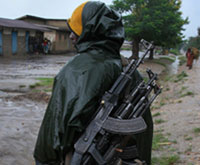 Un milicien Maï Maï à Kiwandja, le 13 novembre 2008.( Photo : AFP )