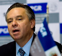 Le Procureur général de la République, Eduardo Medina Mora souhaite réorganiser de fond en comble l'anti-drogue mexicaine.(Photo : AFP)