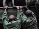 Des soldats de l'armée congolaise arrêtés pour avoir participé à des pillages dans l'est du pays.(Photo : AFP)