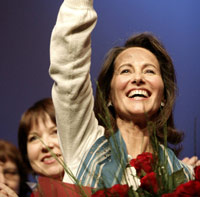 Ségolène Royal le 29 octobre à Labège près de Toulouse.(Photo : Reuters)