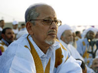 L'ancien président mauritanien, Sidi Mohamed Ould Cheikh Abdallahi, en mars 2007.(Photo : Reuters)