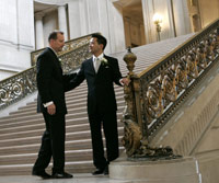 L'un des derniers mariages homosexuels de Californie a été célébré le 3 novembre 2008 à San Francisco.(Photo : Reuters)