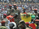 A chacune des étapes des funérailles de Lansana Conté, une foule nombreuse.(Photo : AFP)