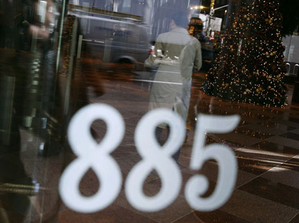 Adresse de prestige pour les bureaux de Bernard Madoff à New York.(Photo : Reuters)